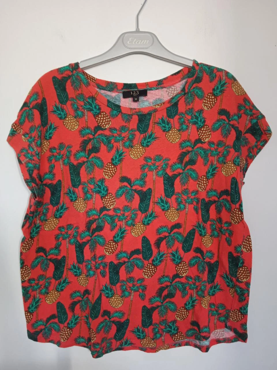 large lot of 10 summer tops, t-shirts, tank tops, various colors and brands – photo 14